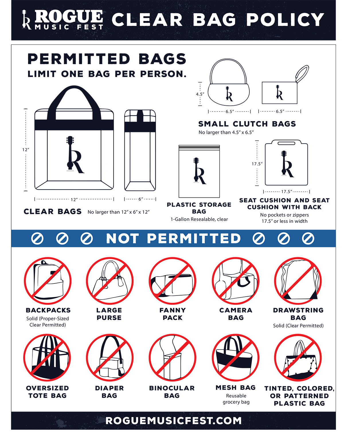 RMF Clear Bag Policy